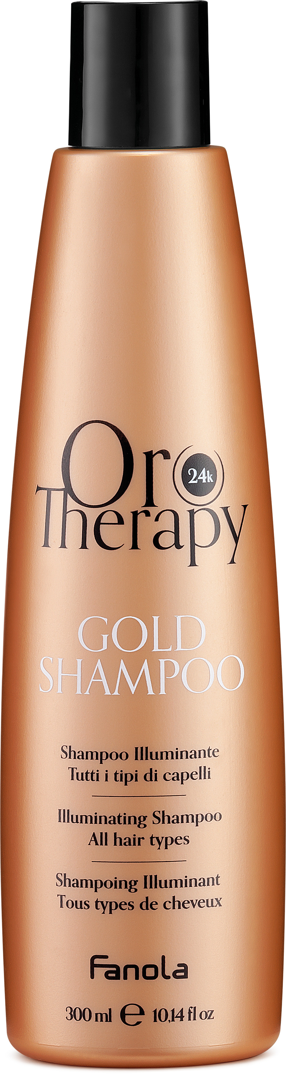 Fanola Oro Therapy Gold Shampoo All Hair Types — шампунь для волосся, 300 мл